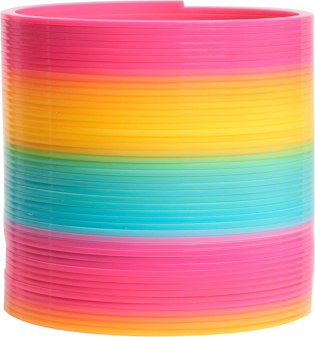 Slinky the Original Walking Spring Toy, 5-inch Diameter Plastic Rainbow Giant Slinky, Fidget Toy, Kids Toys for Ages 5 Up by Just Play