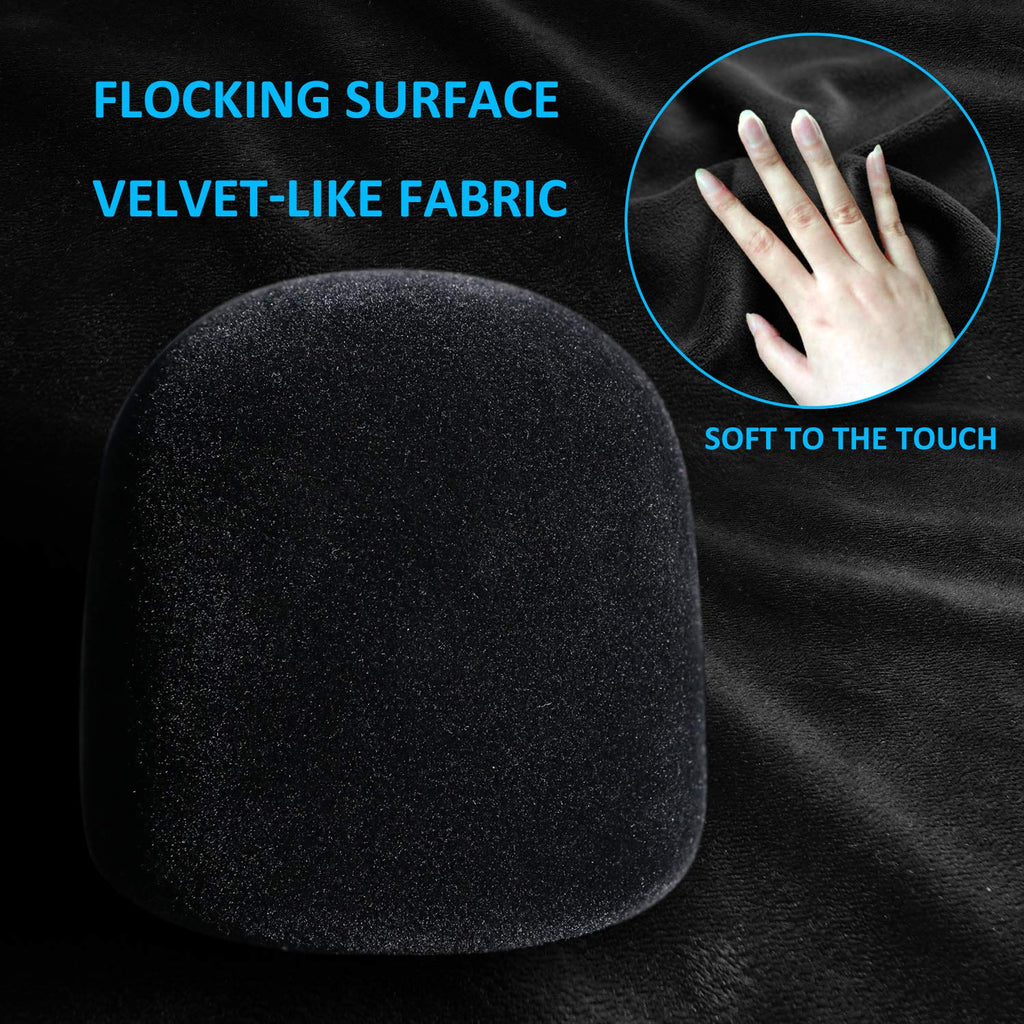 YOUSHARES 2PCS Blue Yeti Pop Filter for Blue Yeti Microphone, Yeti Foam Windscreen with Dead Cat Blue Yeti Mic Cover for Yeti Mic and Blue Yeti Pro USB Microphone