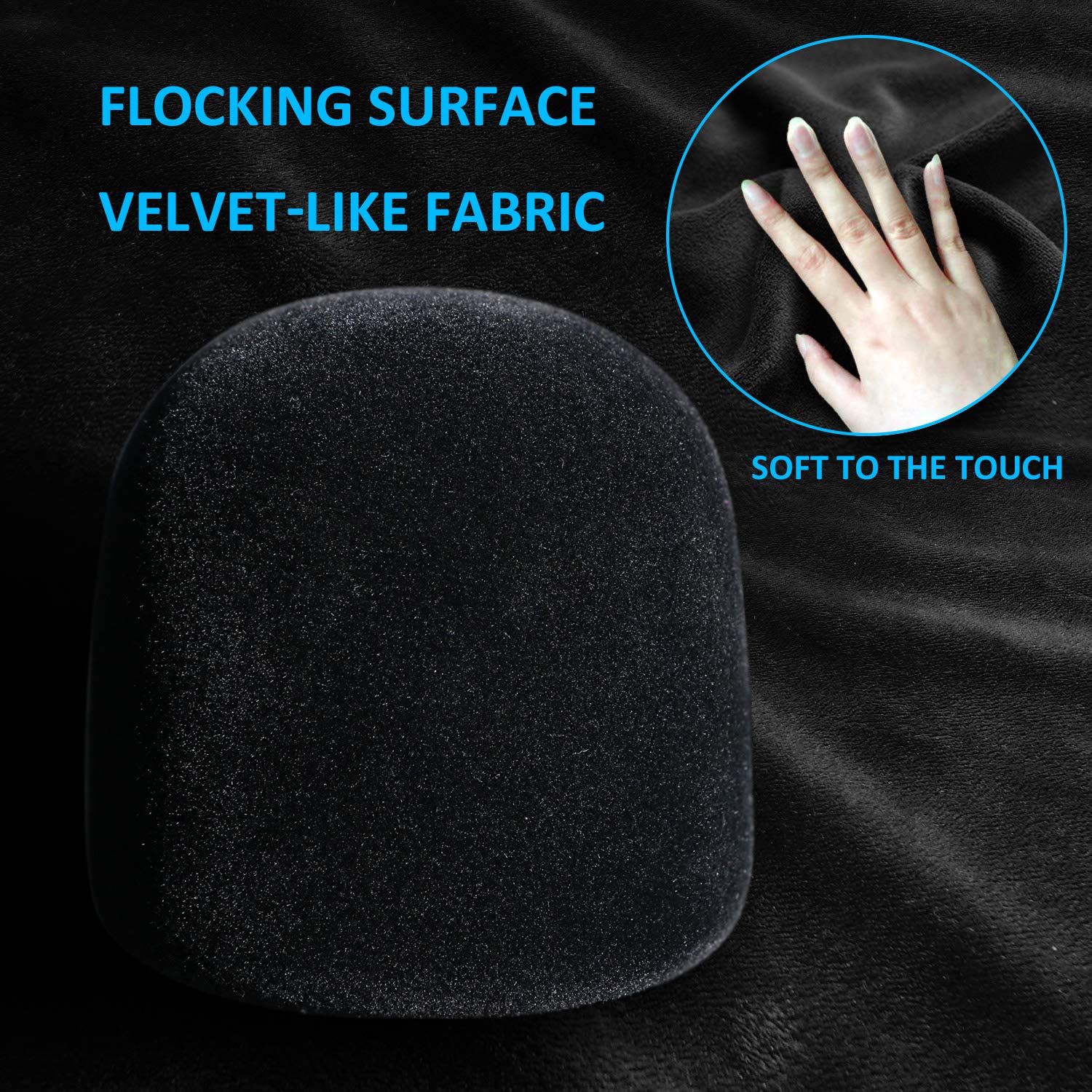 YOUSHARES 2PCS Blue Yeti Pop Filter for Blue Yeti Microphone, Yeti Foam Windscreen with Dead Cat Blue Yeti Mic Cover for Yeti Mic and Blue Yeti Pro USB Microphone