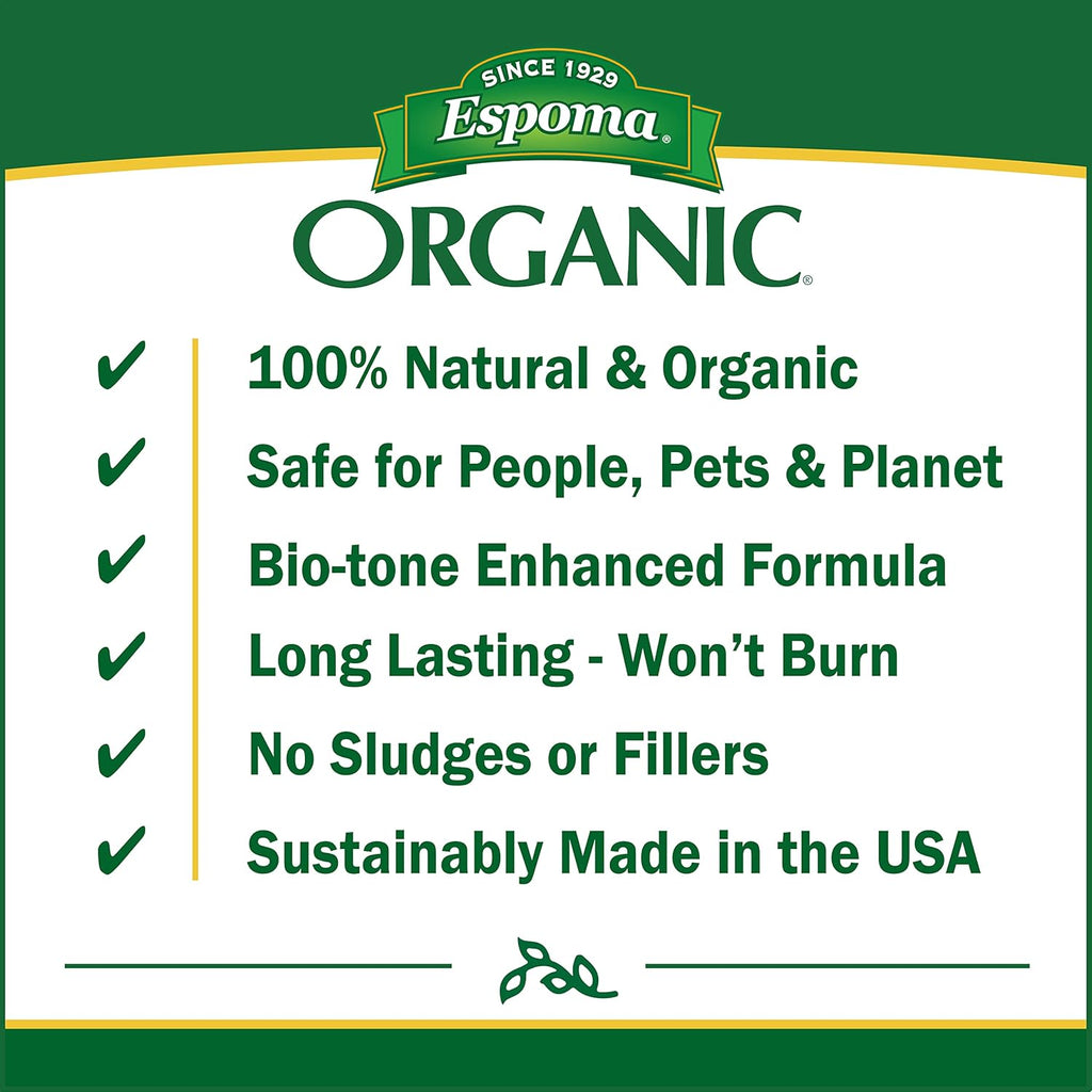 Espoma Organic Berry-Tone 4-3-4 Natural & Organic Fertilizer and Plant Food for All Berries. 4 lb. Bag. Use for Planting & Feeding to Promote Bountiful Harvest - Pack of 2