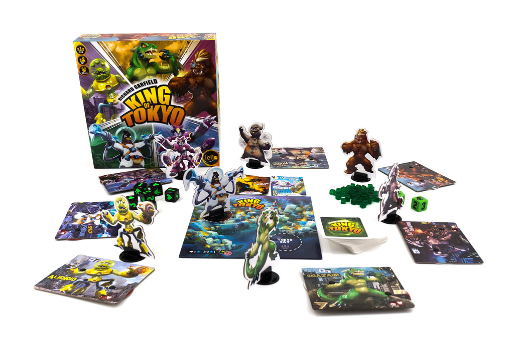 IELLO: King of Tokyo: Duel - Two-Player Board Game, Fun & Tactical Giant Monster Clash Dice Game, Classic Strategy, Family Ages 8+, 2 Players, 20 Min