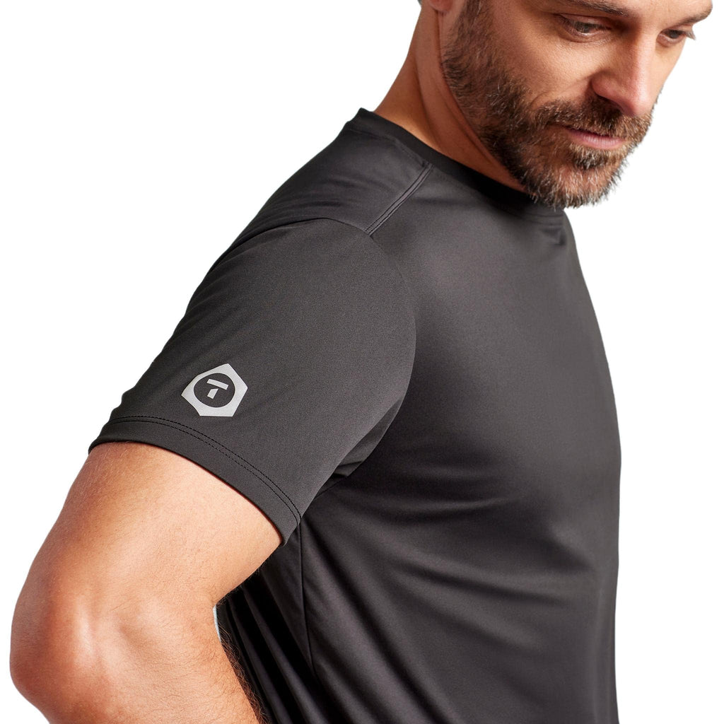 TRUEWERK Men's UPF 50+ Sun Protection Shirt - B1 Short Sleeve Work Tee, Moisture Wicking, Lightweight