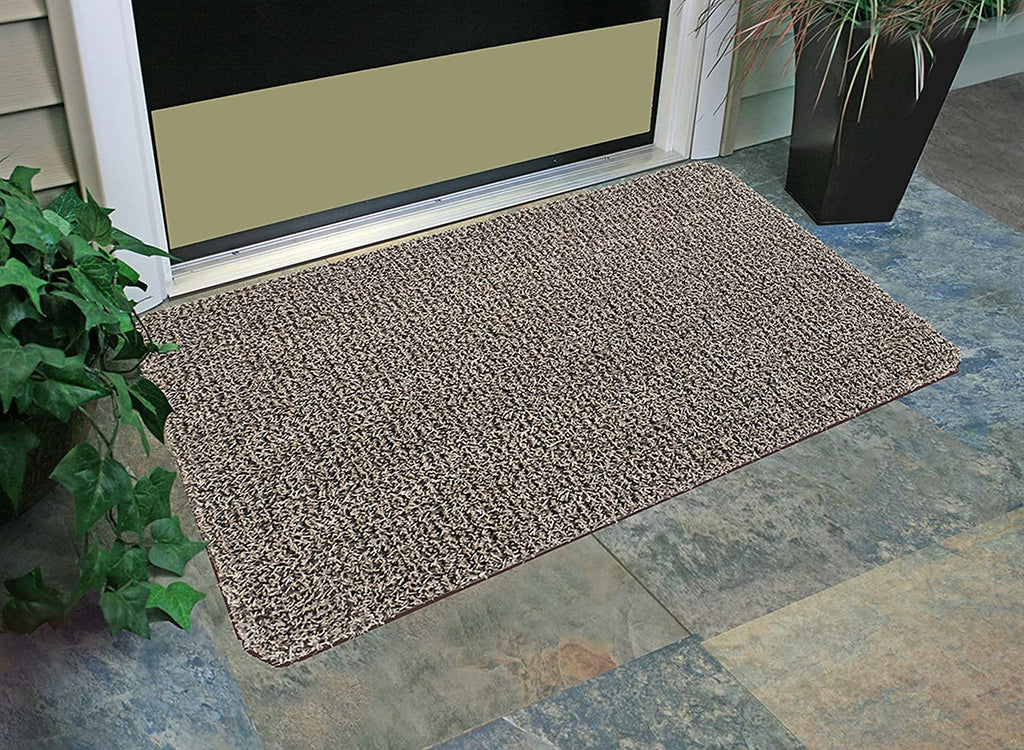 Clean Machine 10376913 Astroturf Dirt Trapper Doormat, 23.5" x 35.5", Flair Earth Taupe
