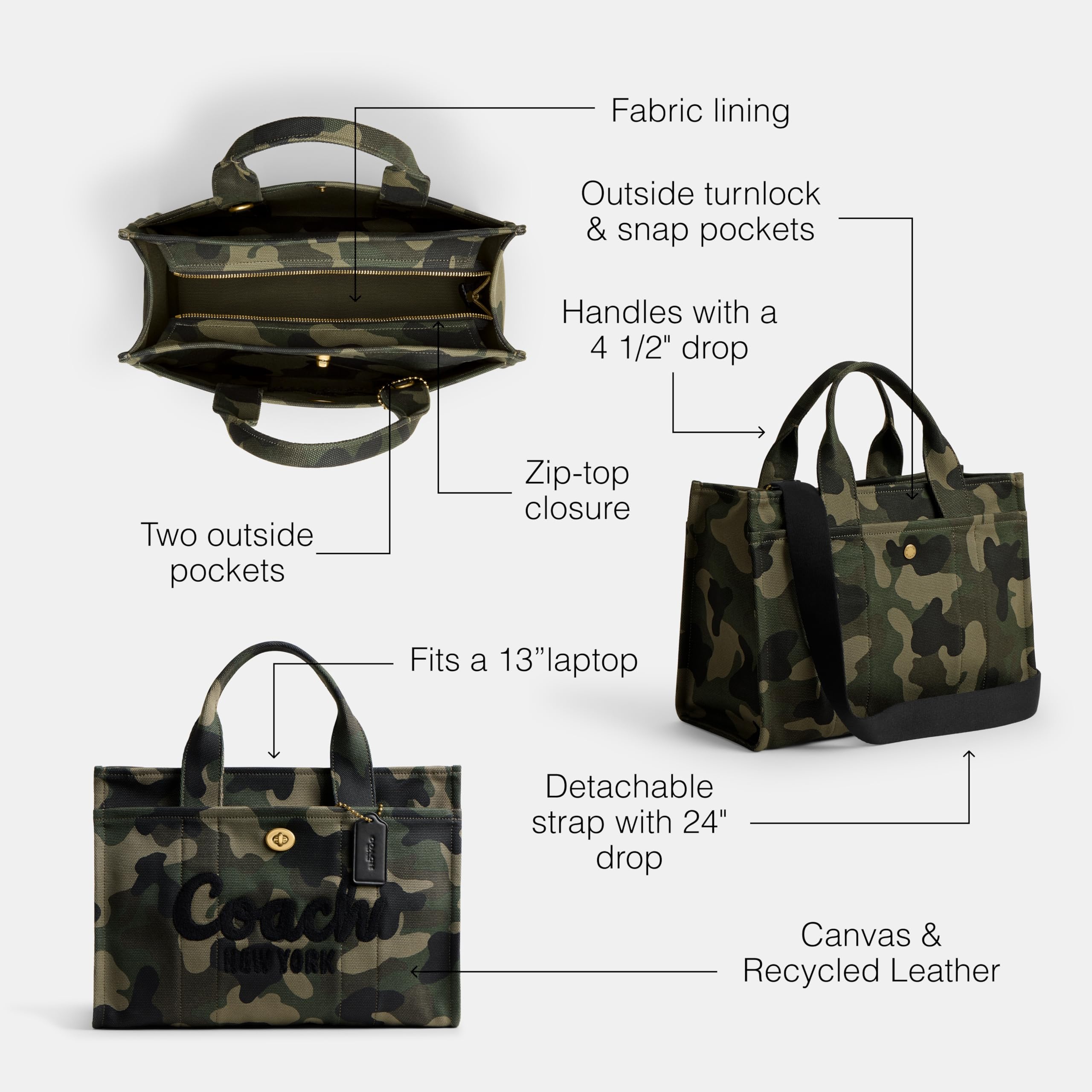 Coach Women’s Cargo Tote