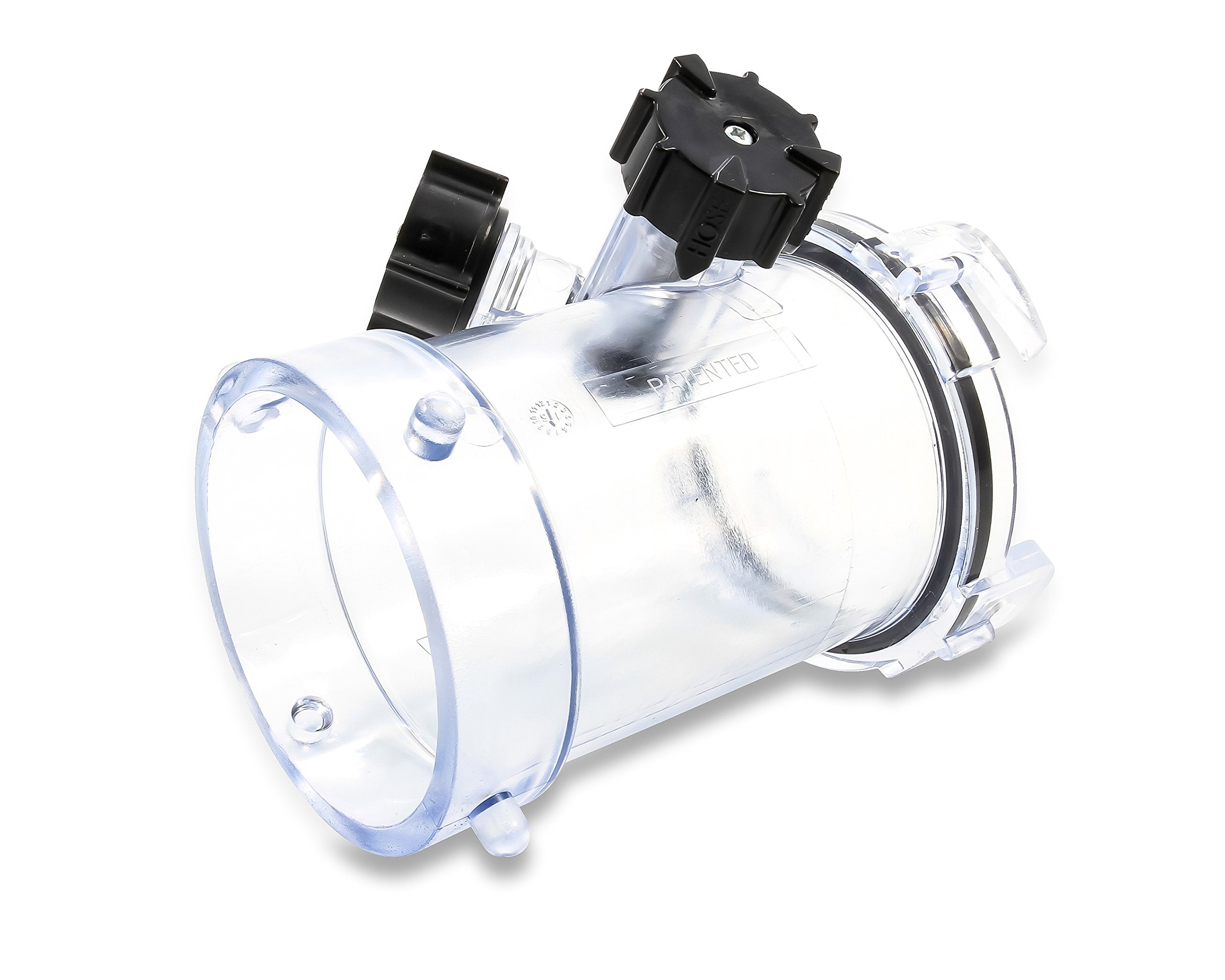 Camco Dual Flush Pro Camper/RV Holding Tank Rinser - Features 3-Inch Gate Valve & Reverse Flush Valve - Empties & Flushes RV Black Water Tanks and RV Sewer Hose (39062)