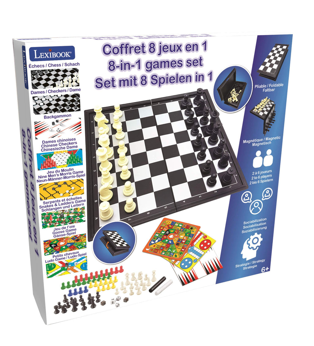 Lexibook - Harry Potter Chess Games, Magnetic and Foldable Chess Board, 32 Pieces, Family Game, CGM300HP