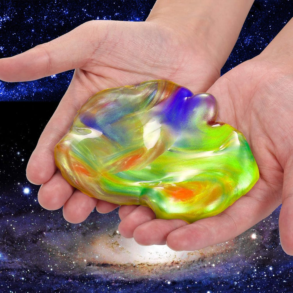 Galaxy Slime Kit for Girls Boys, 36 Pack Mini Slime Party Favors for Kids, Pretty Stretchy & Non-Sticky Slime Pack, Valentine Party Favors for Kids Goodie Bag Stuffers