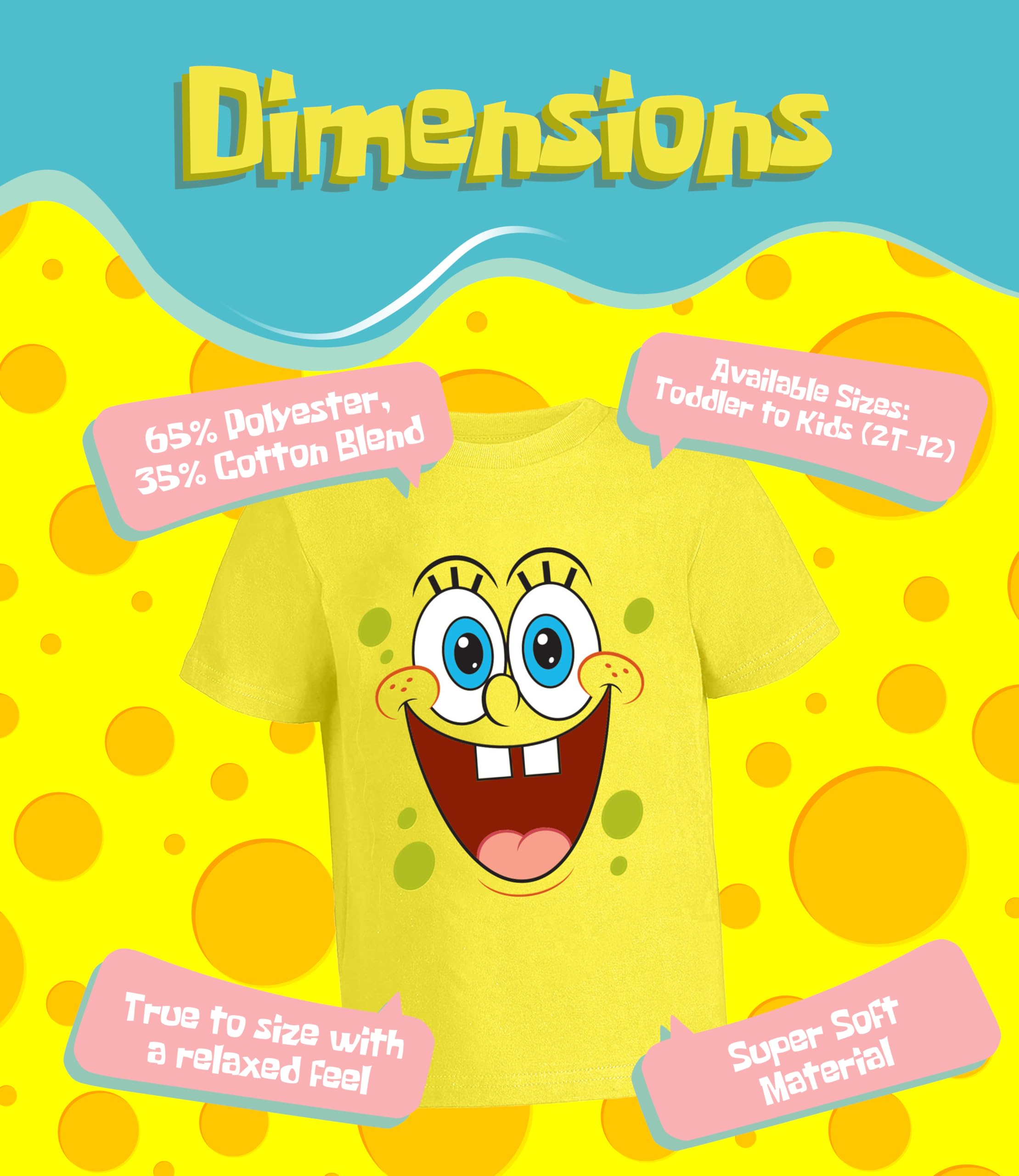 Spongebob Squarepants Graphic T-Shirt (Sets) Patrick Star Squidward Plankton Gary Outfit Tee Toddler/Birthday to Kids Clothes