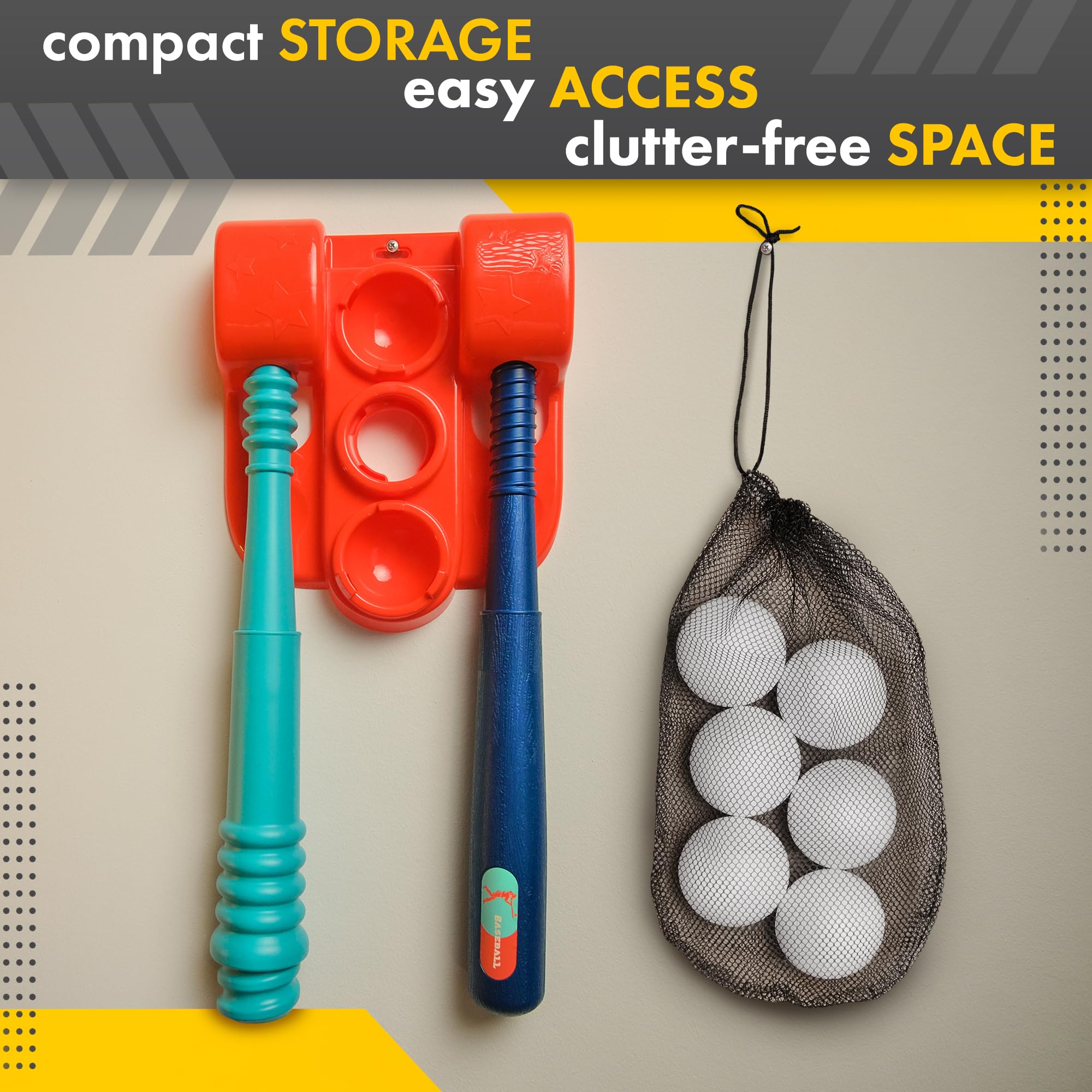 T Ball Stand for Kids and Toddlers 1-3, 3-5, 5-8. Baseball Set Includes 6 Large Balls, an Adjustable Tball Batting Tee, and a Pitching Machine. Kids Bat and Ball, T-Ball Sets for Kids