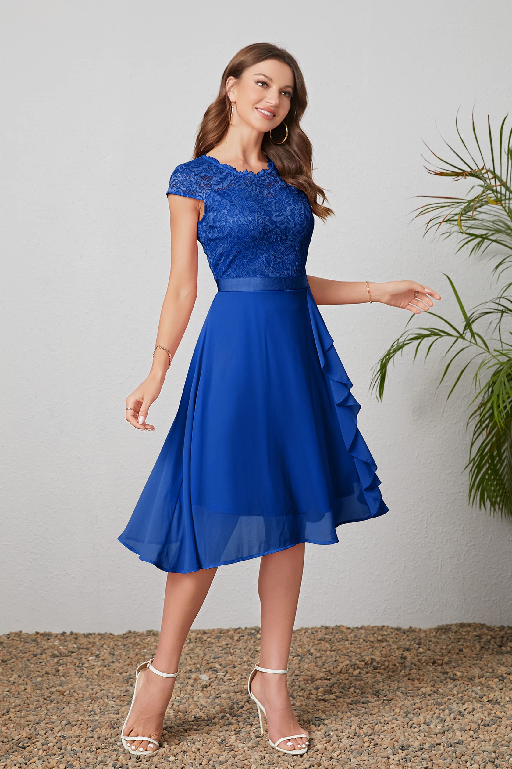 Women's Cocktail Dresses for Women Evening Party, Tea Party Dress for Women 2025 Wedding Guest Dress Prom Semi Formal Dress