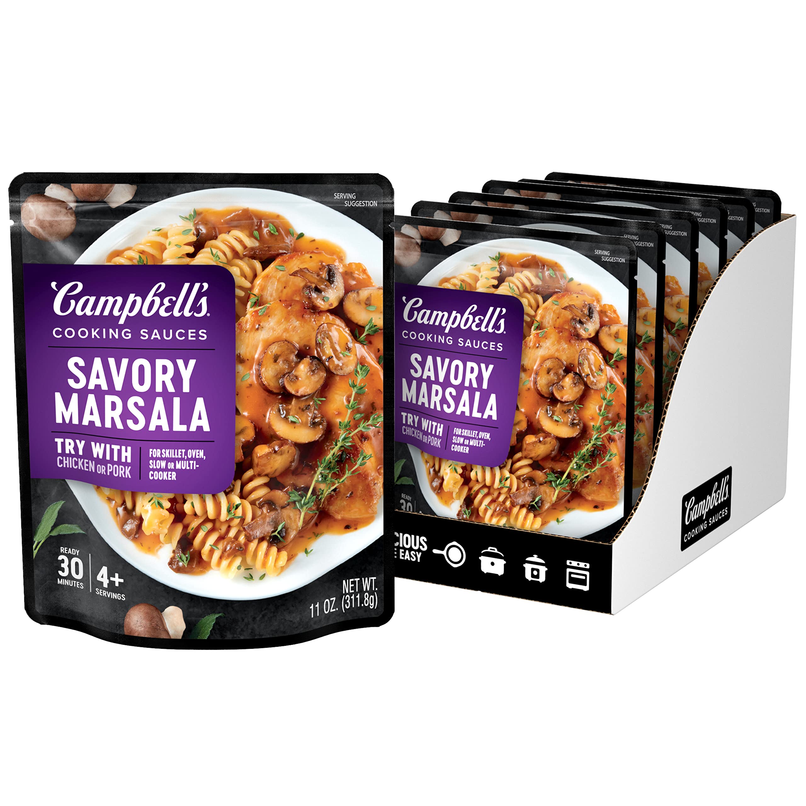 Campbell's Cooking Sauces, Hearty Beef Stew, 12 Oz Pouch