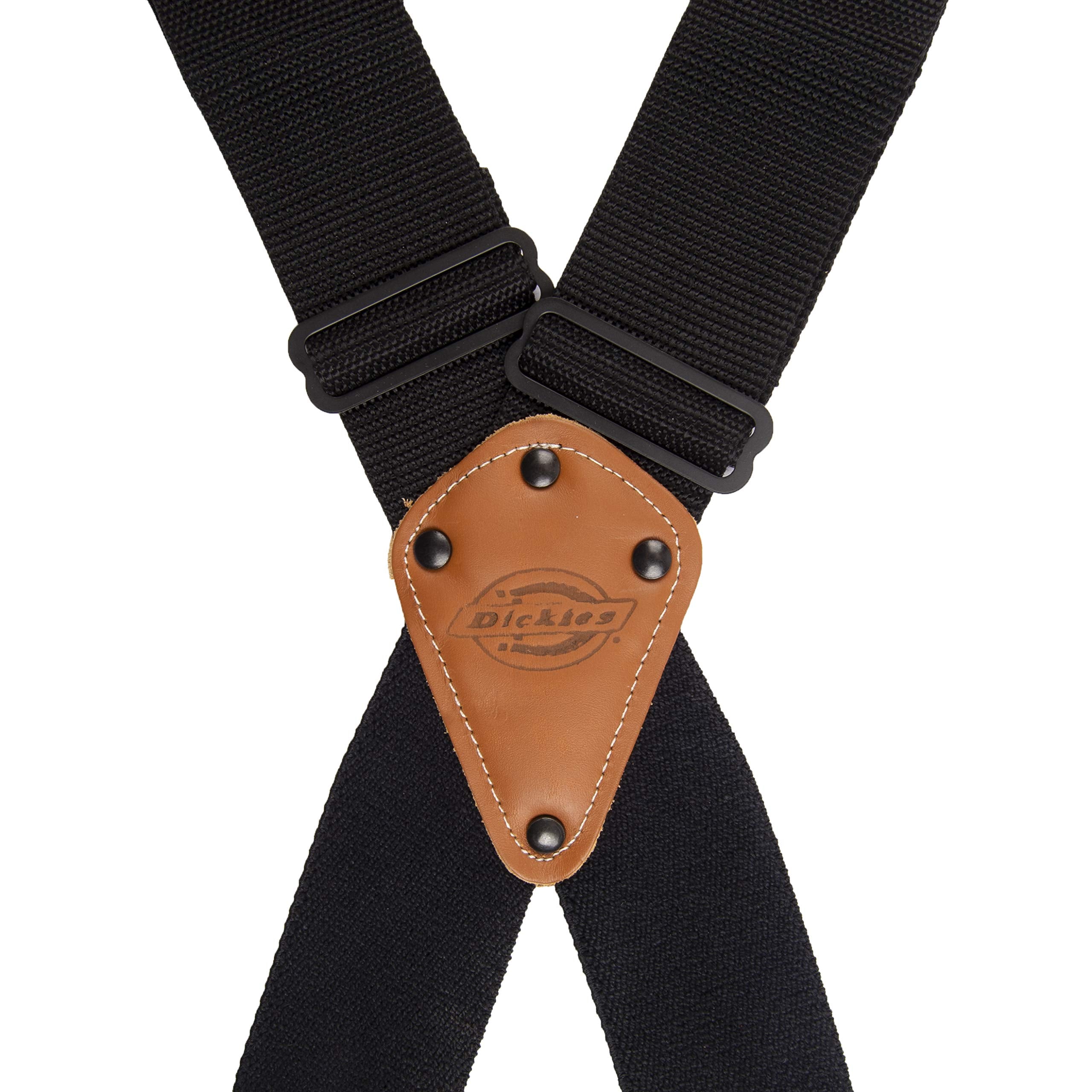 Dickies Men’s Industrial Strength Suspenders – Heavy-Duty Clip-On Support