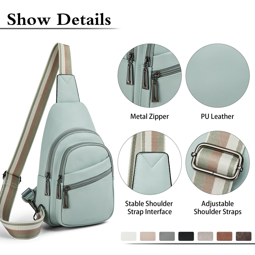 Sling Bag Crossbody Bags for Women Small Cross Body Bag Fanny Packs Chest Sling Purse for Daily Travel Leisure Sport
