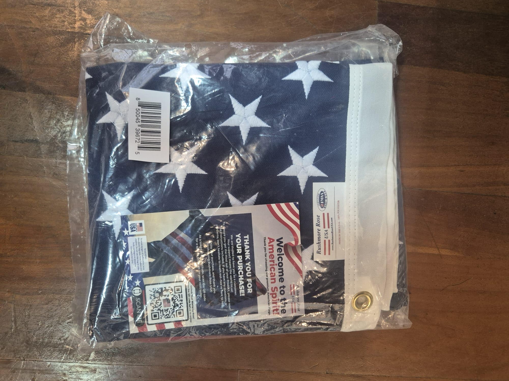 2X3 American Flag for Outside | American Flag Made in USA Heavy Duty American Flags for Outside 2X3 with Embroidered Stars and Sewn Stripes - All Weather US