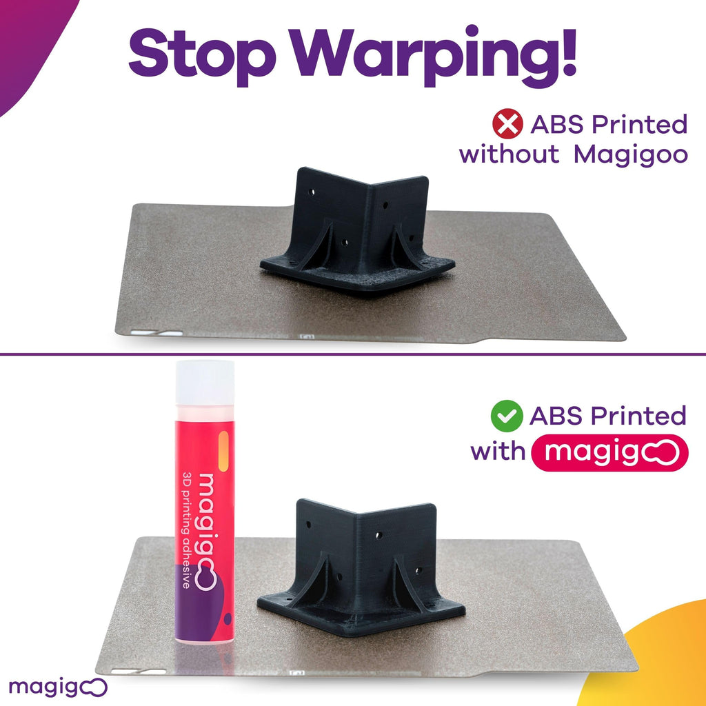 Magigoo - MO2016 All-in-One 3D Printer Adhesive Glue - ABS, PLA, PETG, HIPS, and TPU Flex Filament on Glass, PEI, Buildtak, Kapton - 3D Printing Accessories, Supplies, and Materials (50mL)