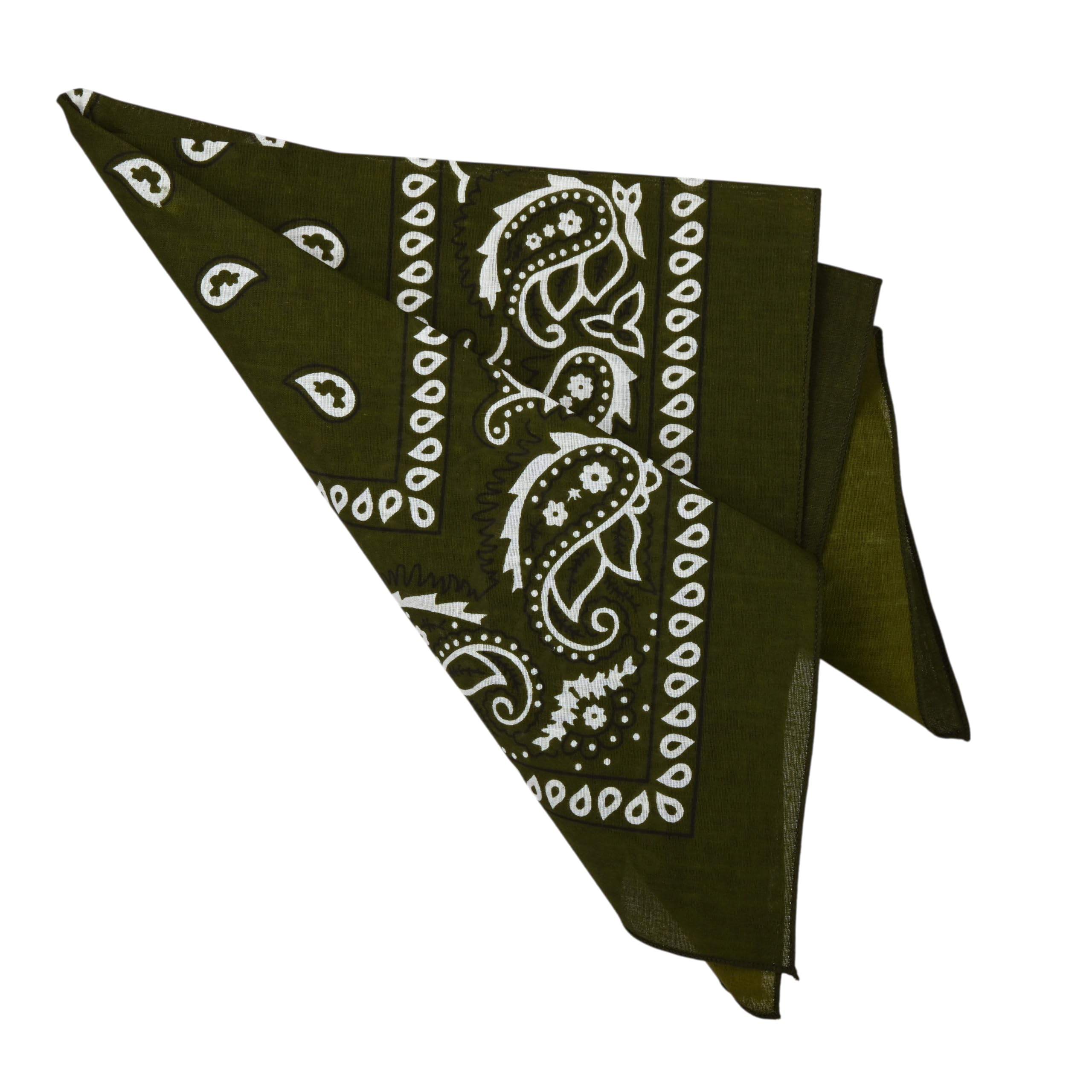 Motique Accessories Extra Large Paisley Bandana 27x27 Inch