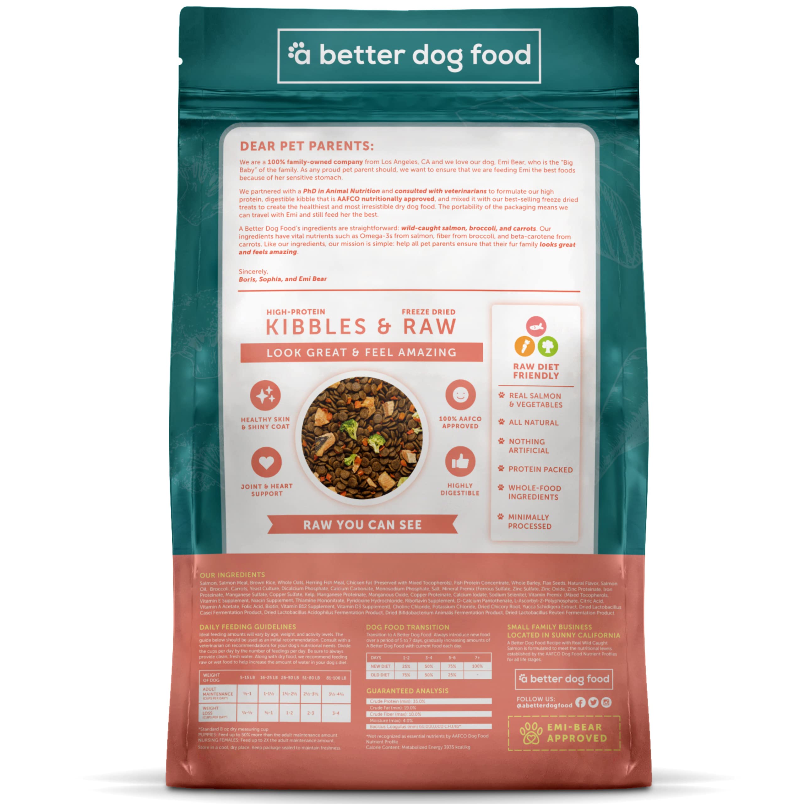 A Better Dog Food | Chicken Dry Dog Food | Raw You Can See | High Protein Kibble + Freeze Dried Raw Dog Food