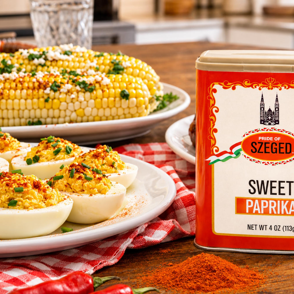 Pride of Szeged Hot Paprika Powder, Bright Red, 4 oz. Tin, 1-Count