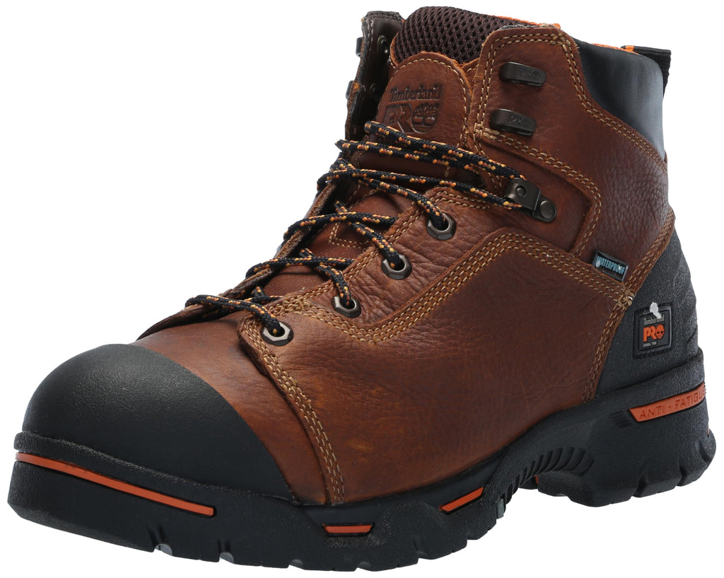Timberland PRO Men's Endurance 6 Inch Steel Safety Toe Puncture Resistant Waterproof Industrial Work Boot