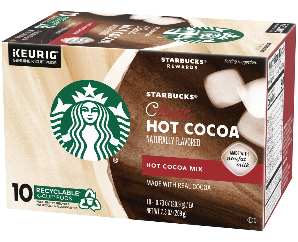 Starbucks Coffee K-Cup Variety Pack, 1 Cinnamon Dolce, 1 Hazelnut, 1 Mocha, 1 Cr�me Brulee, 1 Maple Pecan, 1 Caramel, 10 CT K-Cups, 1 CT