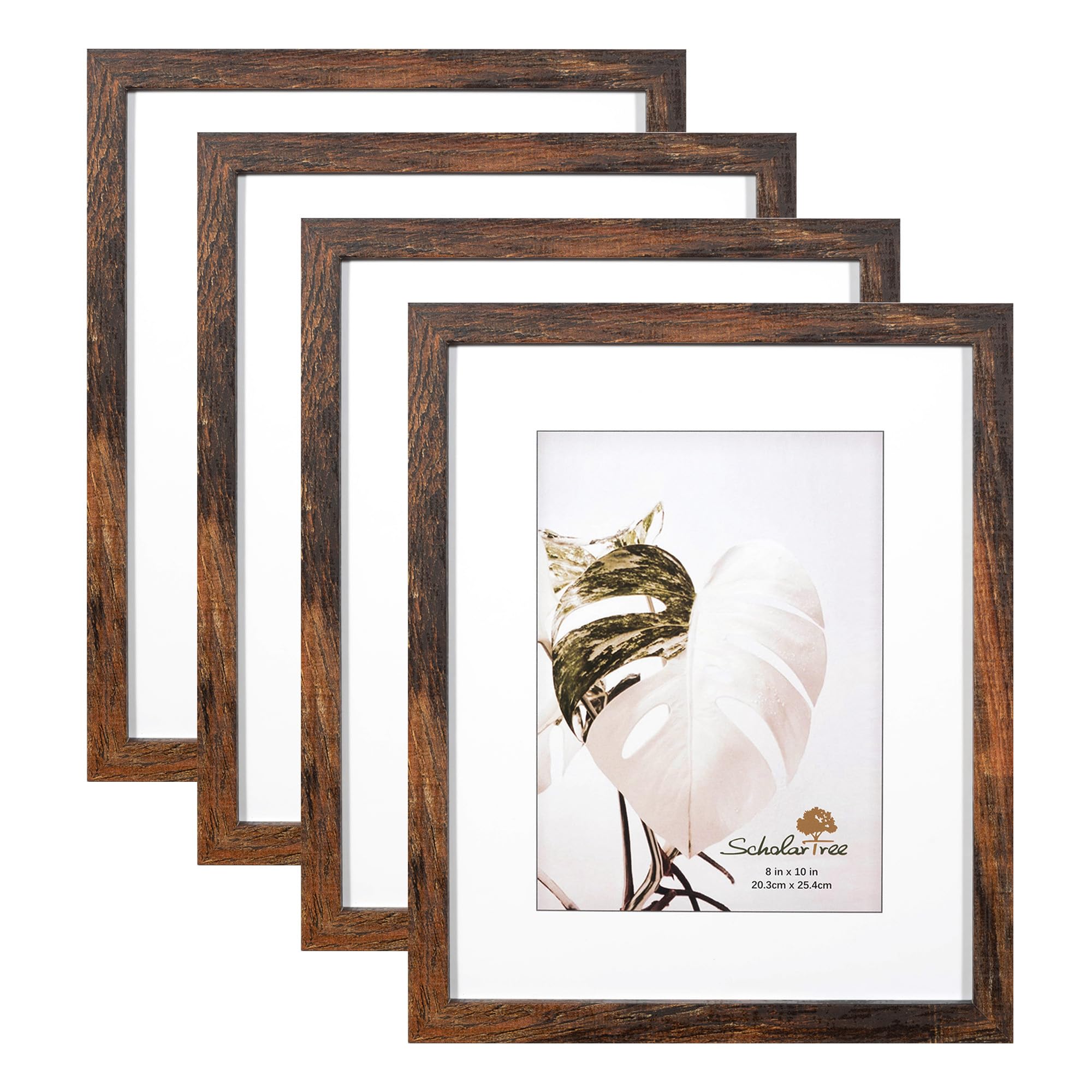 5x7 Picture Frame Gold, Display 5x7 without Mat or 4x6 with Mat, Wall Gallery Photo Frames