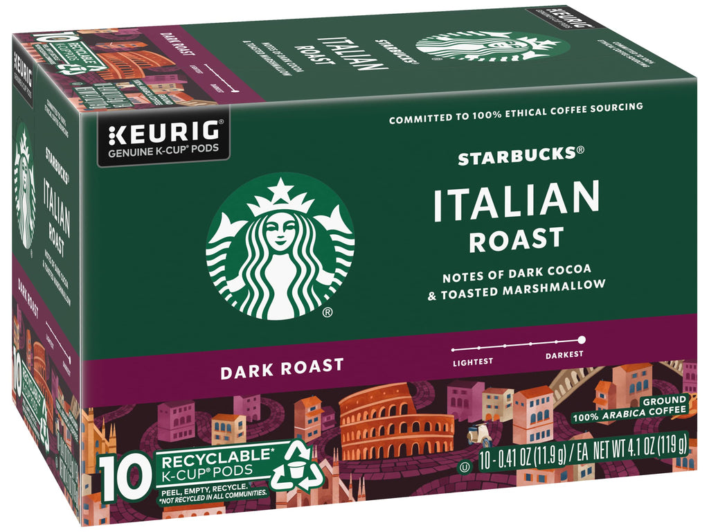Starbucks Coffee, Caffe Verona Dark K Cup Portion Pack for Keurig Brewers, 24 Count