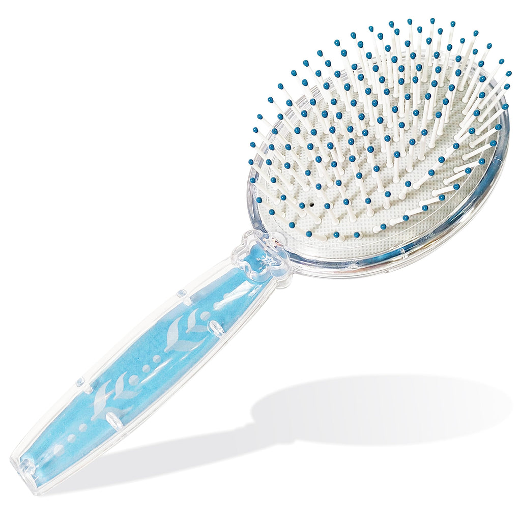 CoComelon Hair Brush with Magical Sparkling Stars Confetti HairBrush, Green - Kids Hair Brush Ages 3+