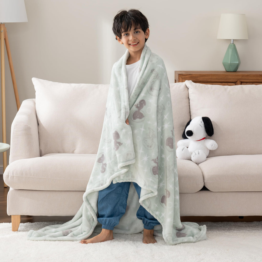 Berkshire Blanket VelvetLoft® Luxury Soft Polyester Throw Blanket, Don’t Let The Pigeon Drive The Bus, 50 x 70in(Official Mo Willems® Product)