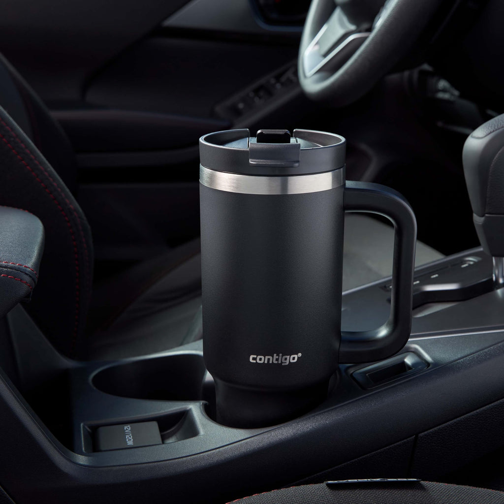 Contigo Streeterville 30oz Tumbler, Stainless Steel Vacuum Insulated, Leak-Proof, Cold for 29 Hours, Fits in cupholders, Licorice
