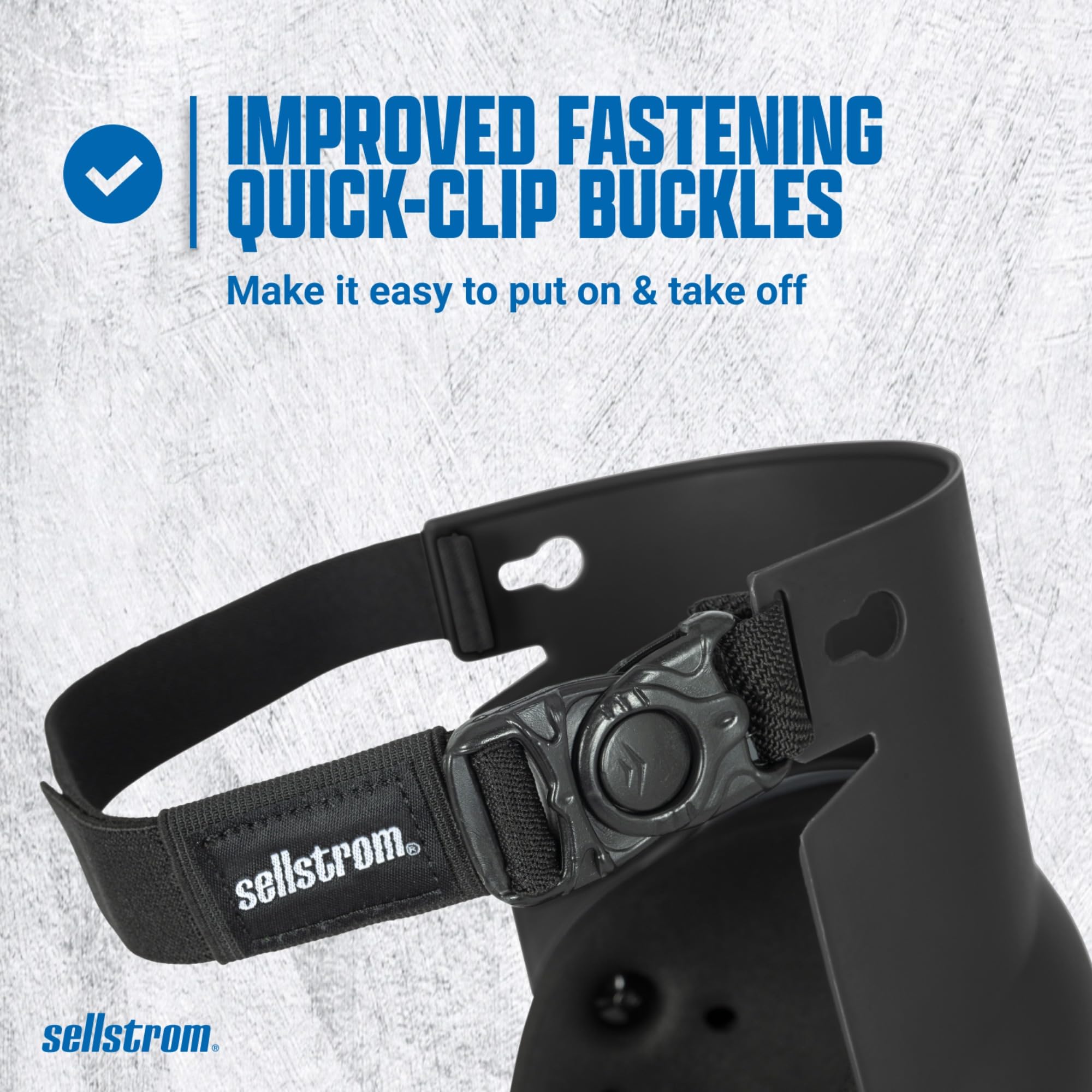 Sellstrom Rodilleras profesionales Ultra Flex III KneePro para hombres y mujeres con amortiguación de espuma de triple capa, carcasa exterior de servicio pesado, clips de velocidad - para trabajos de