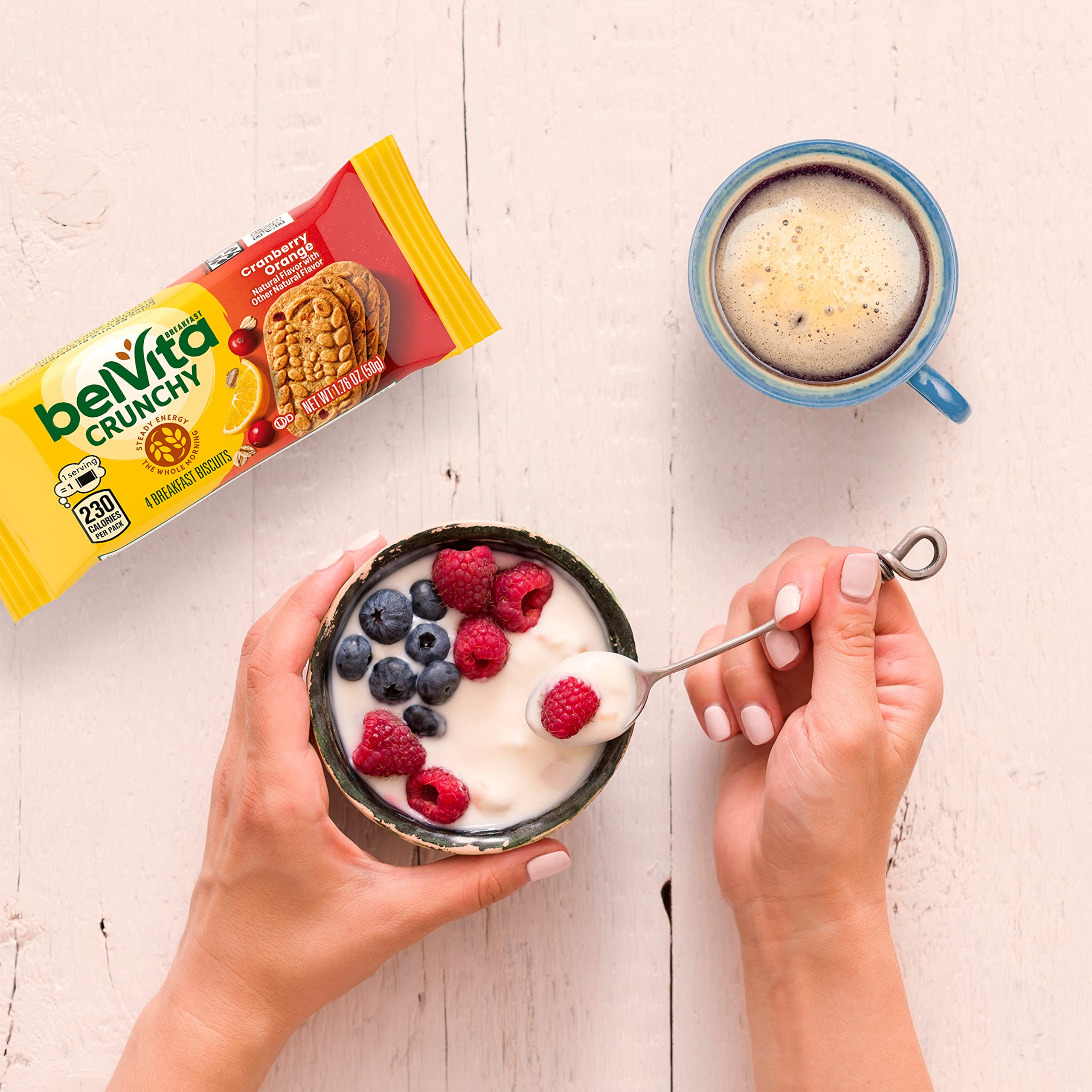 belVita Soft Baked Breakfast Bars, Oats & Chocolate, 6 Boxes of 5 Packs (1 Biscuit Per Pack)