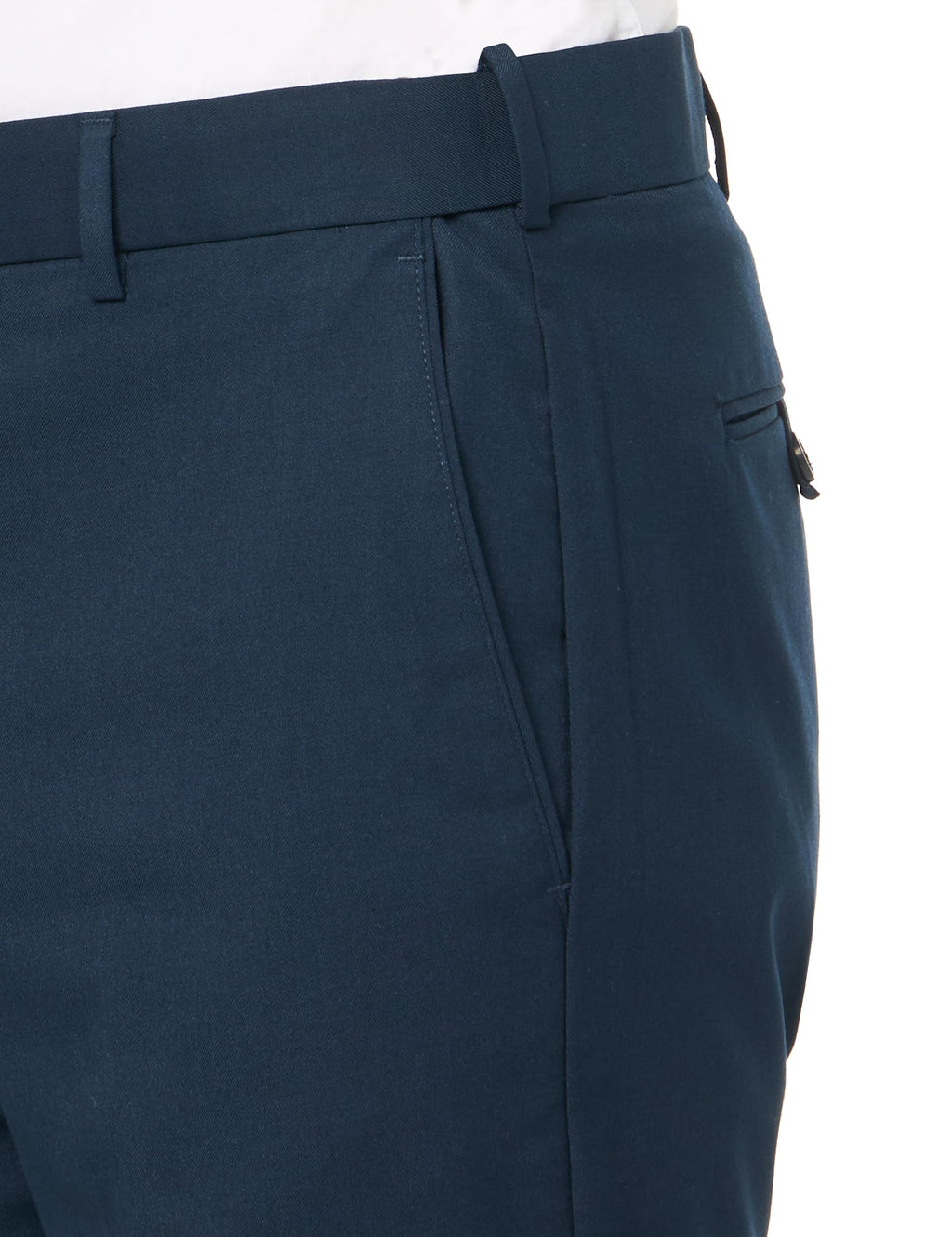Savane Men's Performance Solid Non-iron Dress Pants With Expandable Waistband, 29"/30"/32" Inseams, Stretch Gabardine Fabric