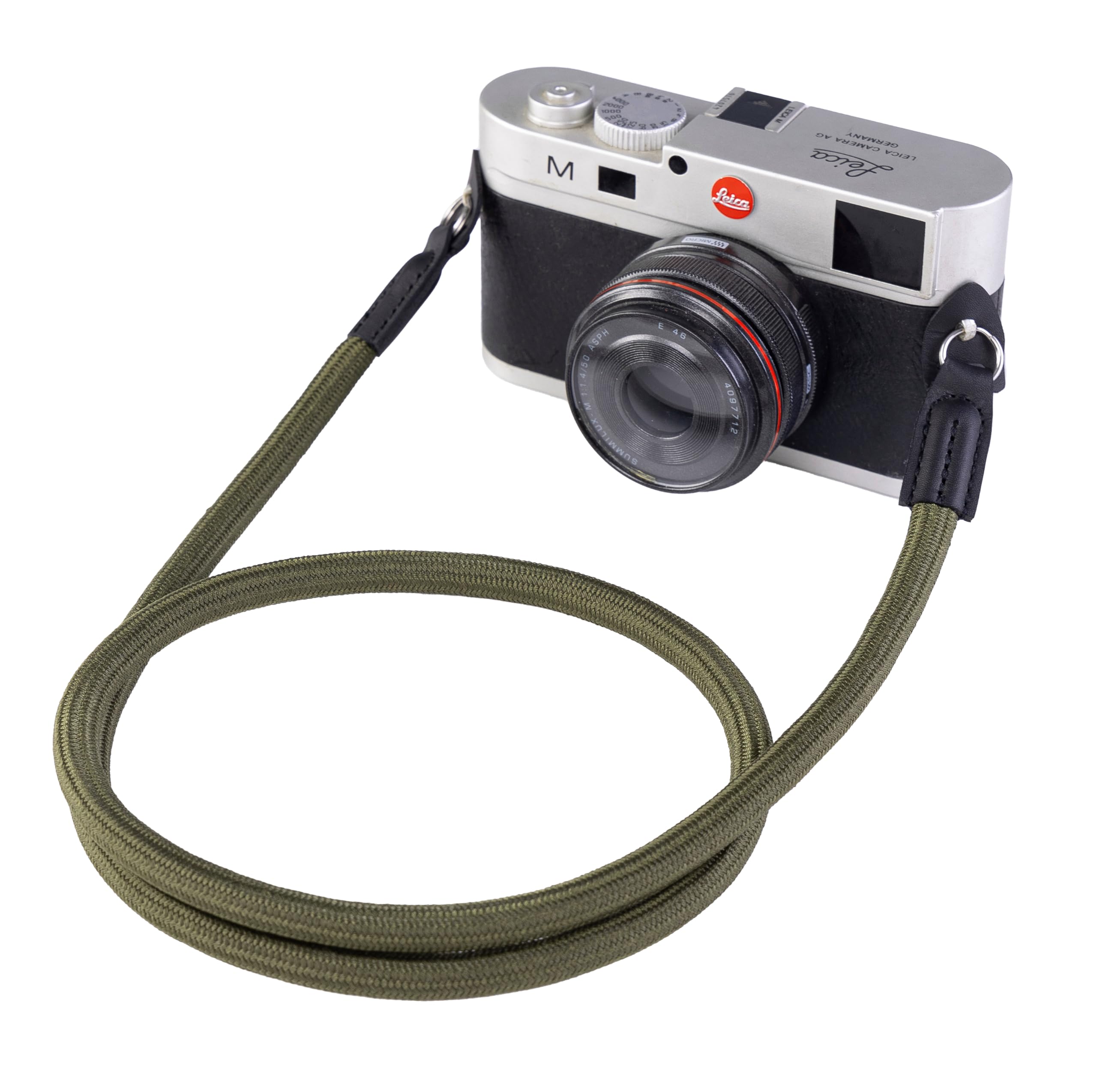 Camera Strap Vintage 100cm Nylon Climbing Rope Camera Neck Shoulder Strap for Micro Single and DSLR Camera.(Black)