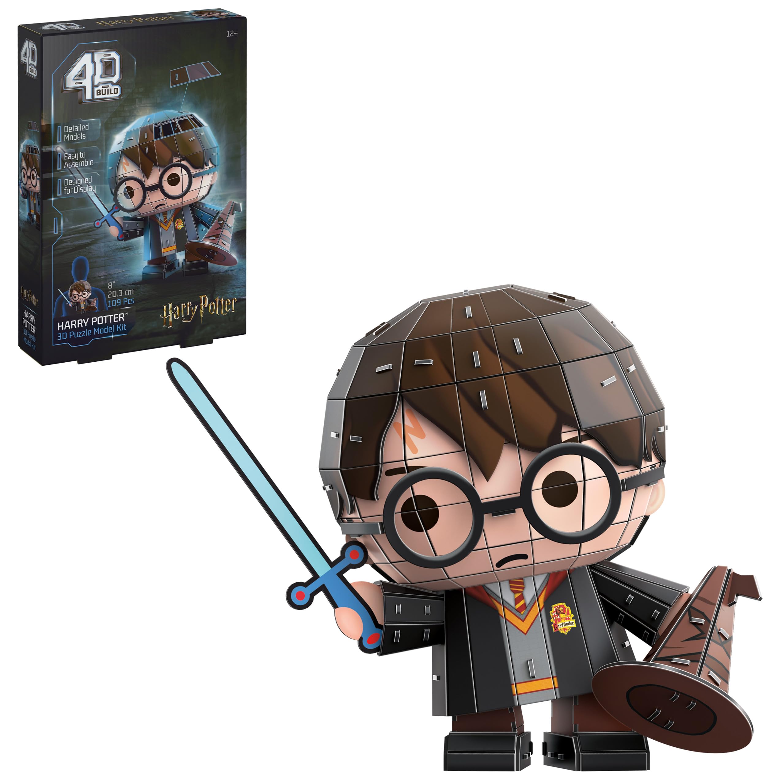 4D Build, Harry Potter Hogwarts Express 3D Model Kit, Harry Potter Collectibles & Desk Decor, Adult Puzzle, Building Toys, 181 Pieces, 3D Puzzles, Gift Ideas for Ages 12 & Up