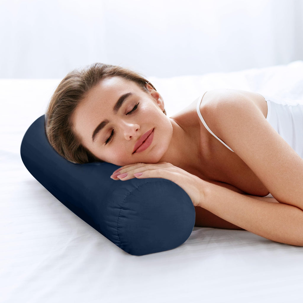 Utopia Bedding Bolster Pillows Insert (Pack of 2, Grey) - 6 x 16 Inches Bed and Couch Pillows - Indoor Decorative Pillows