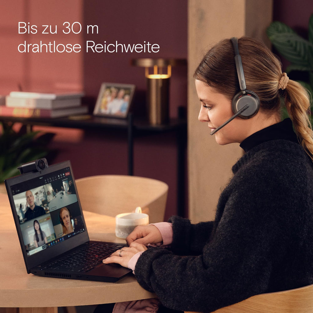 EPOS Impact 1061 ANC High-Performance Bluetooth Headset for PC - Double-Sided, Advanced Noise Cancellation, EPOS AI, Super Wideband Audio, Intuitive Controls, for Professionals in Loud Workspaces