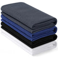 Homaxy 100% Cotton Waffle Weave Dish Cloths - 6 Pack Soft and Absorbent Dish Towels - 12 x 12 Inches Quick Dry Dish Rags - Beige