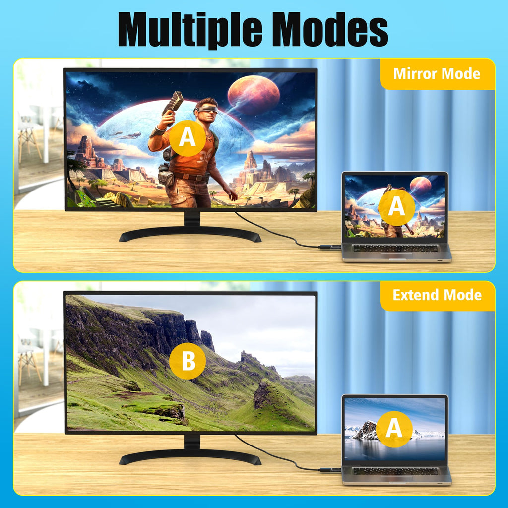 AGVEE 1 Pack Display Port to HDMI 4K@30HZ Adapter, Alloy Shell DP Displayport PC to HDMI Display Coulper Converter, Backward Compatibile with 2K@60HZ 1080P@120HZ Full HDTV, Uni-Directional, Black