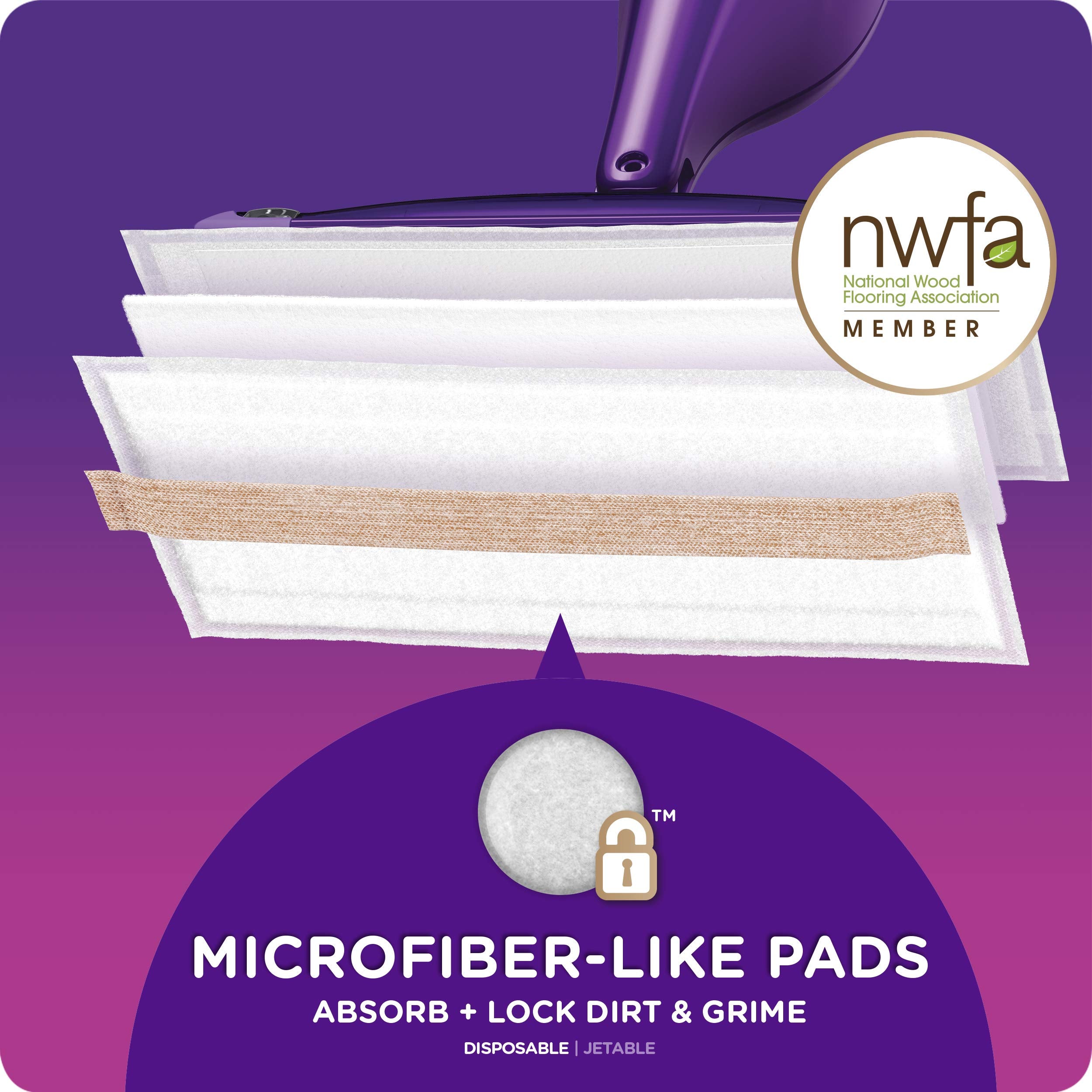 Swiffer WetJet Wood Mopping Pad Refill - 12ct (Pack of 3)
