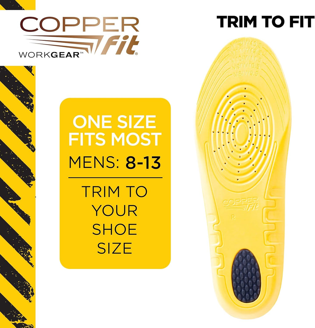Copper Fit Unisex Work Gear Comfort Insoles
