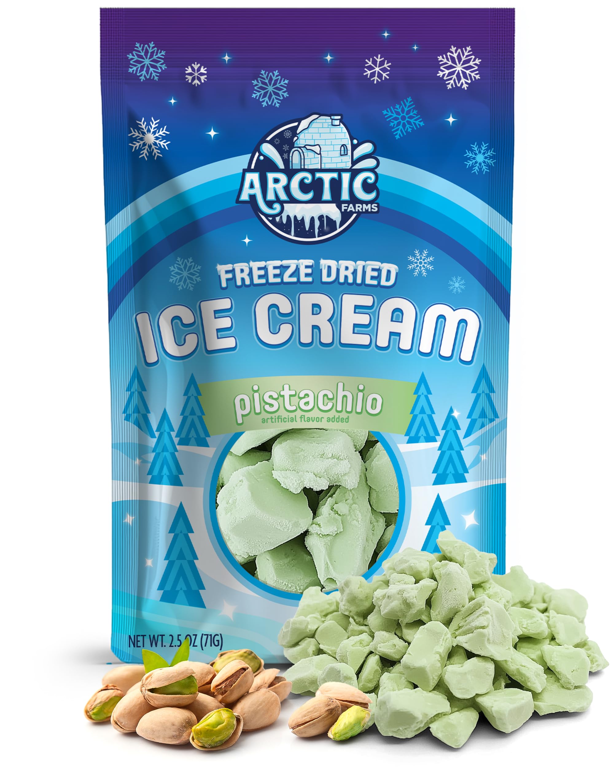 Arctic Farms Freeze Dried Ice Cream Bits Bagged and Boxed - Does Not Melt (1lb, S'mores)