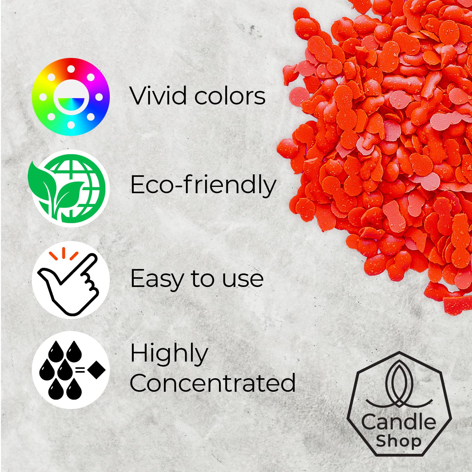 Liquid Candle Wax Dye for Soy Candle Making - 16 Popular Candle Dye Coloring Set - Premium Liquid Candle Wax Coloring - Highly Concentrated Candle Colors