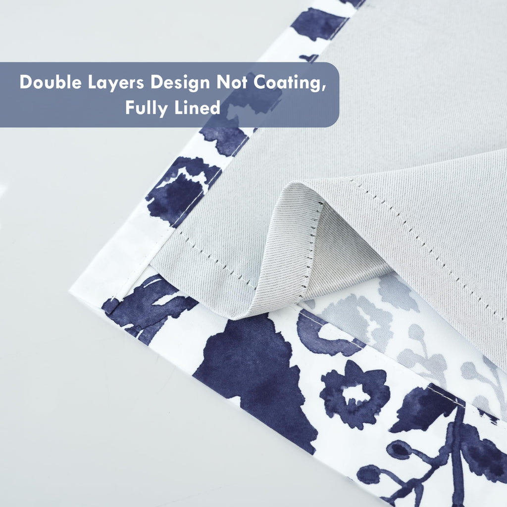 DriftAway Julia Lined Valance Double Layer Thermal Insulated Room Darkening Blackout Valances 3 Inch Rod Pocket Window Valance for Bathroom Living Room 52 Inch by 18 Inch Blush