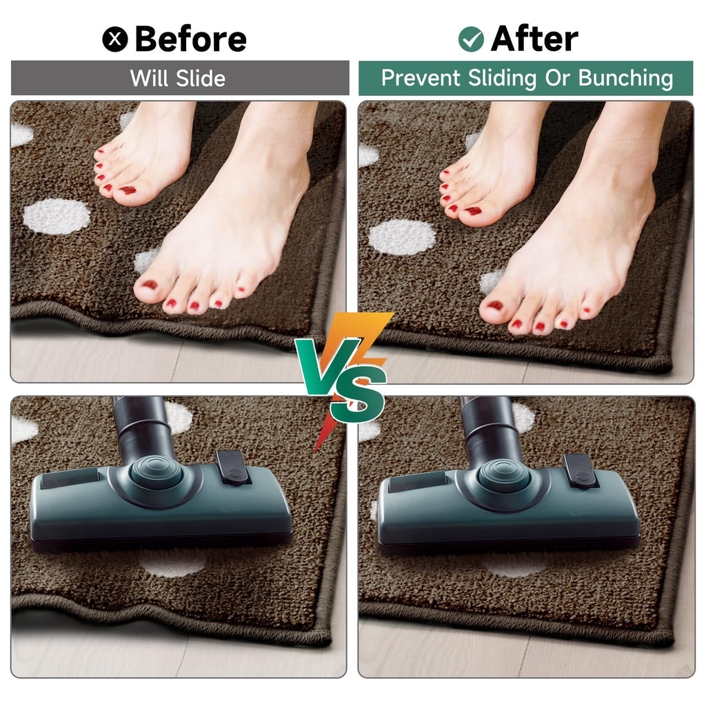 BALEINE Non Slip Rug Pad Rug Gripper for Hardwood Floors, Extra Thick Non Slip Mat Under Carpet (2'x3')