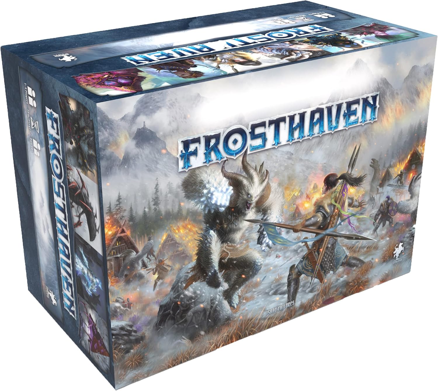 Cephalofair Games | Frosthaven | Board Game | Ages 14+ | 1-4 Players | 30 Minutes Playing Time Per Player