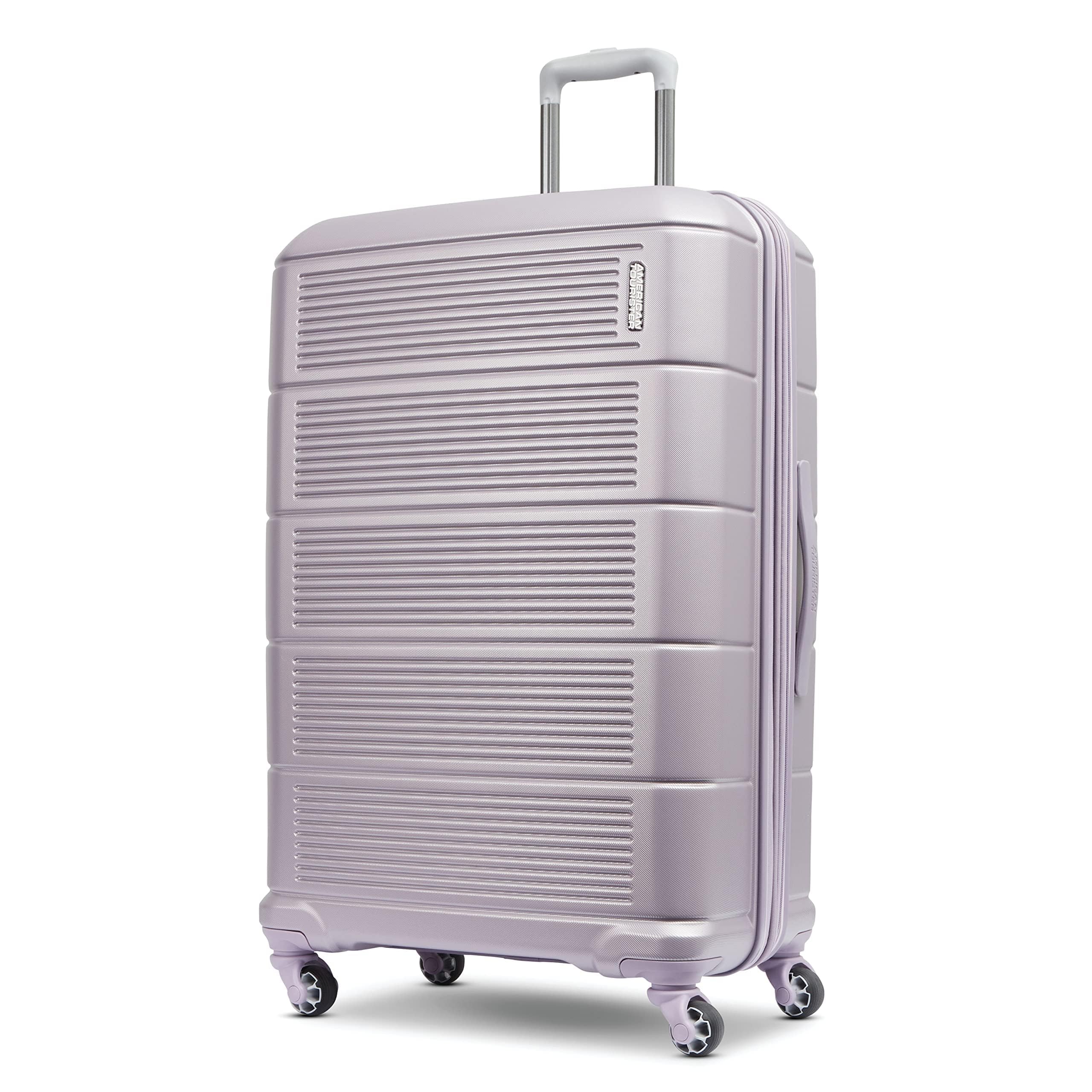 American Tourister Stratum 2.0 Expandable Hardside Luggage with Spinner Wheels, 2-Piece Set 20/28, Blue