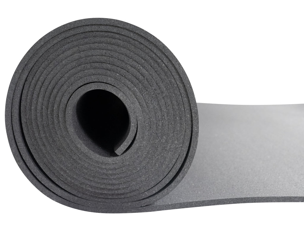 Playsafer Genaflex Rubber Gym Floor Mat, Heavy Duty Commercial Protective Gym Flooring Roll - 8mm Thick (10% Blue, 4' X 4')