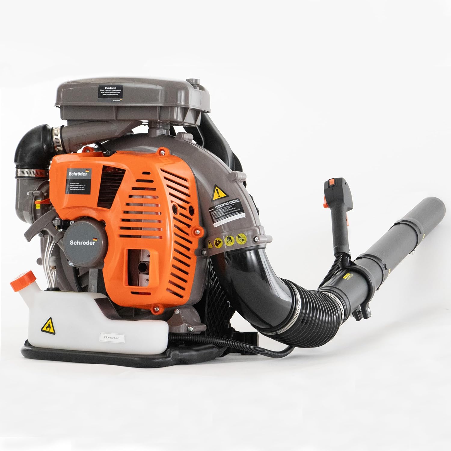 Schröder Backpack Leaf Blower - Backpack Blower - Gas Leaf Blower - SR-6400L - 3.7 HP Engine