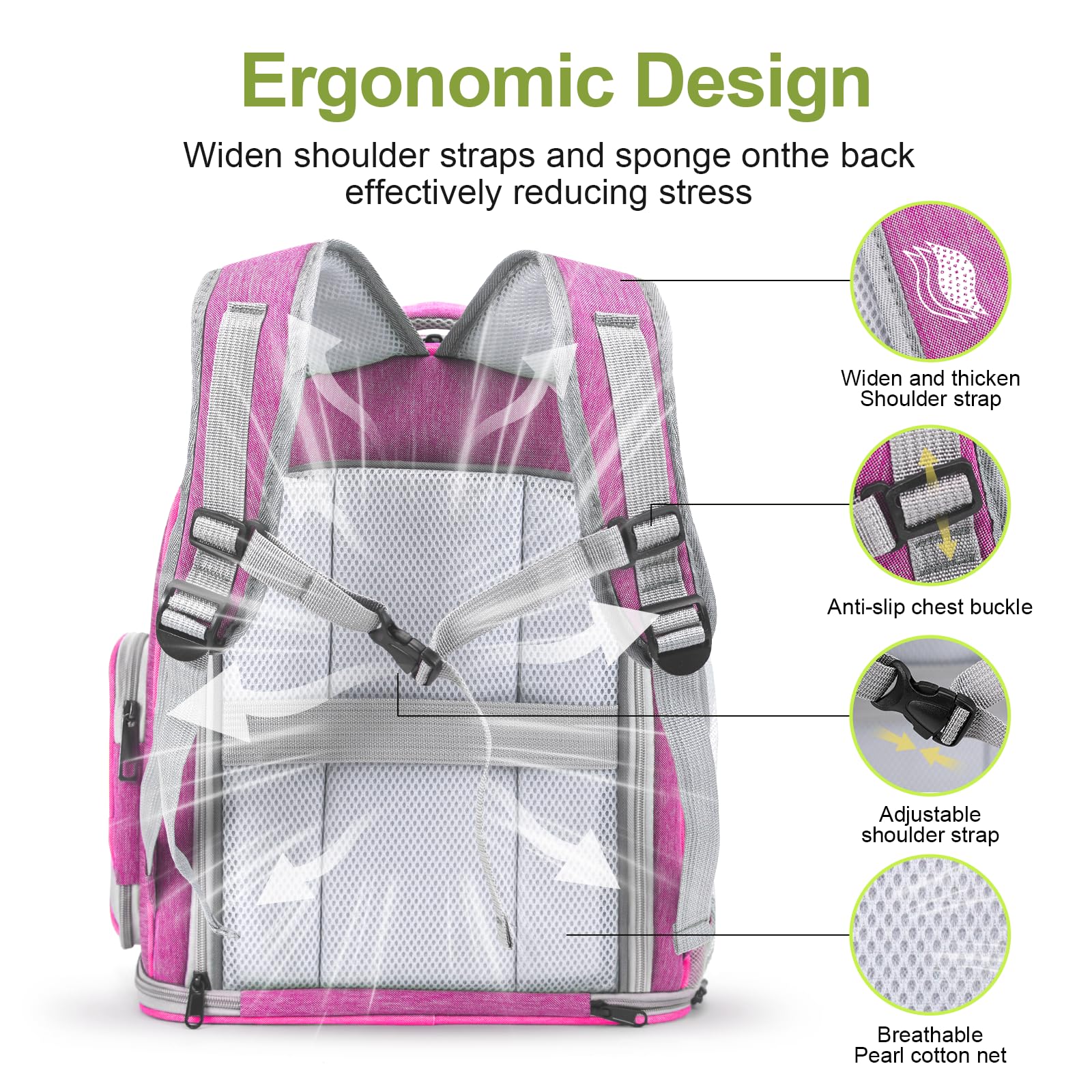 Cawypety Cat Backpack Carrier, Breathable Cat Carrier Large Space Bubble Pet Backpack for Kitty Small Dog up to 12lbs, Transparent & Foldable Pet Carrier for Travel Hiking (Black