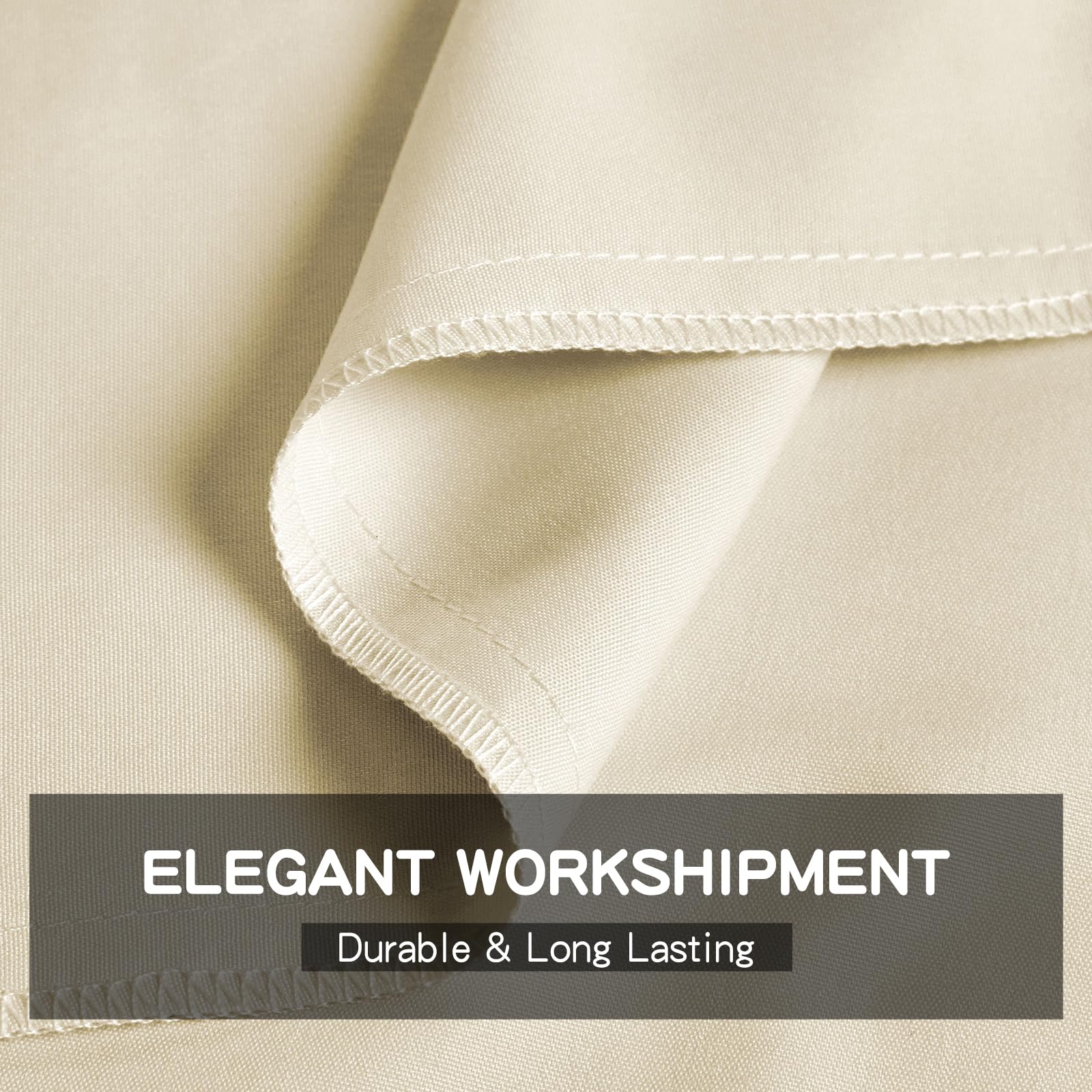 FreshCulture Twin XL Flat Sheet - Hotel Quality Twin XL Flat Sheet Only - Brushed Microfiber Top Sheet - Ultra Soft & Breathable - Wrinkle-Free - Easy Care - Single Flat Sheet (Twin XL, Beige)